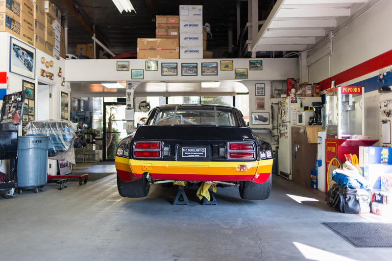 Fuller’s race car. Photo: Kristen Lee (Jalopnik)